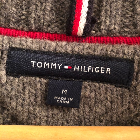 Tommy Hilfiger Lambswool Cableknit Sweater - Picture 3 of 4